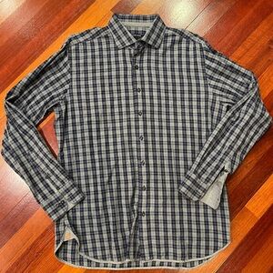 Hammer Made Plaid Button-Down Shirt for Men
